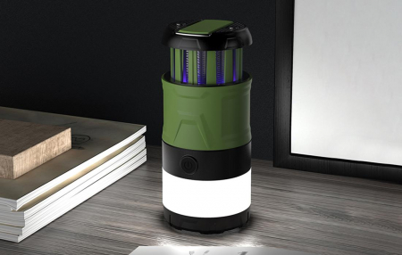 Lanterna LED SupFire T15, Pentru Camping, 500 lm, anti insecte,  incarcare USB, PowerBank , 5 moduri [7]