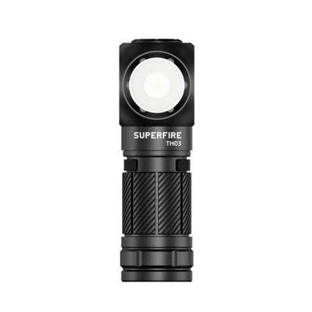 Lanterne - Lanterna Multifunctionala LED Superfire TH03, USB, 460lm, 104m, incarcare USB-C, suport cap, prindere magnetica