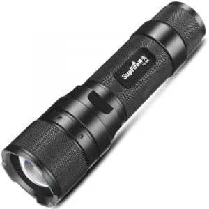 Lanterna Supfire F3-XPE, USB, ZOOM, 300lm, 250m [0]