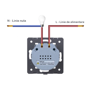 Intrerupator dublu cu touch Welaik, Wireless, Telecomanda inclusa, Alb [3]