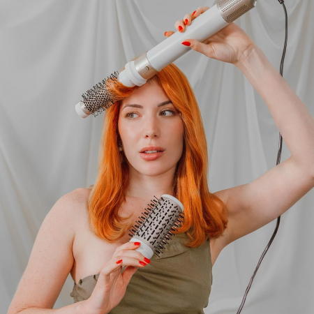 Ondulator Multistyler Cecotec Bamba CeramicCare 14 in 1 AirGlam, placa de indreptat si ondulator cu tehnologia Coanda, Uscator 110000 rpm, 1400 W [7]