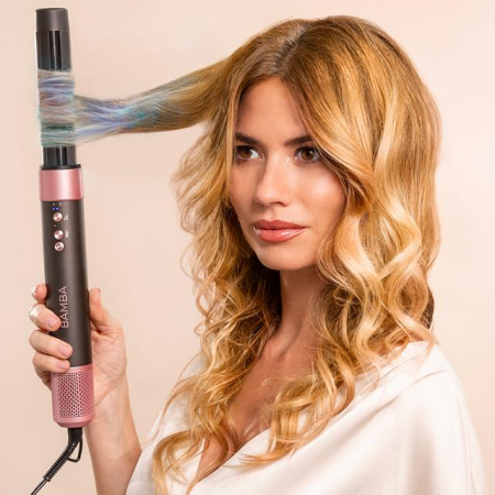 Ondulator Multistyler Cecotec Bamba CeramicCare AirGlam 8 in 1, placa de indreptat si ondulator cu tehnologia Coanda, Uscator 110000 rpm, 1400 W - Negru - RESIGILAT [2]