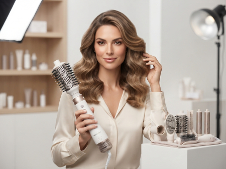 Ondulator Multistyler Rovotec Airflow Premium, 7 in 1, Tehnologie Coanda, Uscator Profesional, Indreptare par, 1500 W, 2 Trepte de viteza, 3 Trepte de temperatura [1]