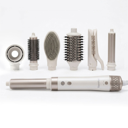 Ingrijire Par - Ondulator Multistyler Rovotec Airflow Premium, 7 in 1, Tehnologie Coanda, Uscator Profesional, Indreptare par, 1500 W, 2 Trepte de viteza, 3 Trepte de temperatura