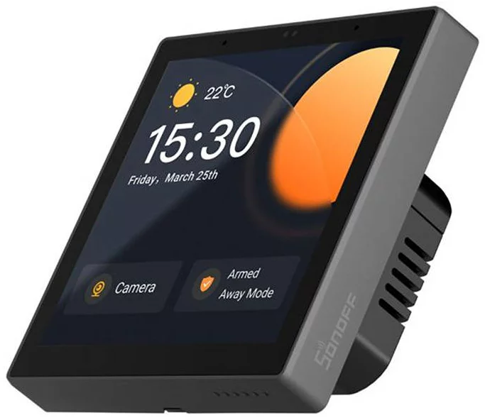 Panou Sonoff NSPanel Pro, Smart, Wifi, hub Zigbee 3.0, termostat, control aplicatie, interfon - Negru [0]