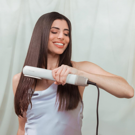 Placa de indreptat parul cu aer, Cecotec RitualCare Air Lisse 2in1, uscator, 106000 rpm, plasma, ceramica si cheratina, fanta de inalta presiune, aer rece [4]