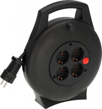 Prelungitoare - Prelungitor cu rola Brennenstuhl Vario Line, 4 prize, 10m, H05VV-F 3G1,5