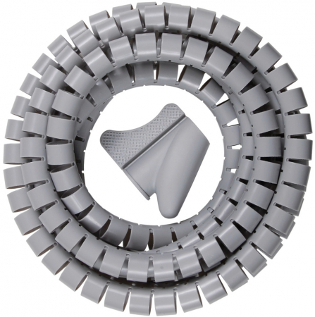 Prelungitoare - Tub spiralat pentru organizare si protectie cabluri Brennenstuhl, lungime 2.5m