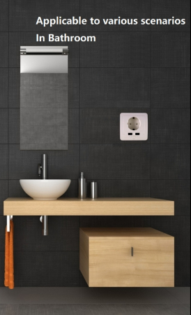 Priza inteligenta WiFi incastrata Rovo PW801E, 16A, 2X USB [7]