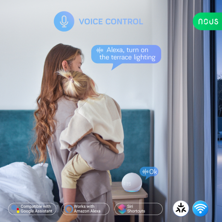 Set 2 Prize Smart Exterior NOUS A6M Matter Wi-Fi, 16A, 3680W, IP44 [6]