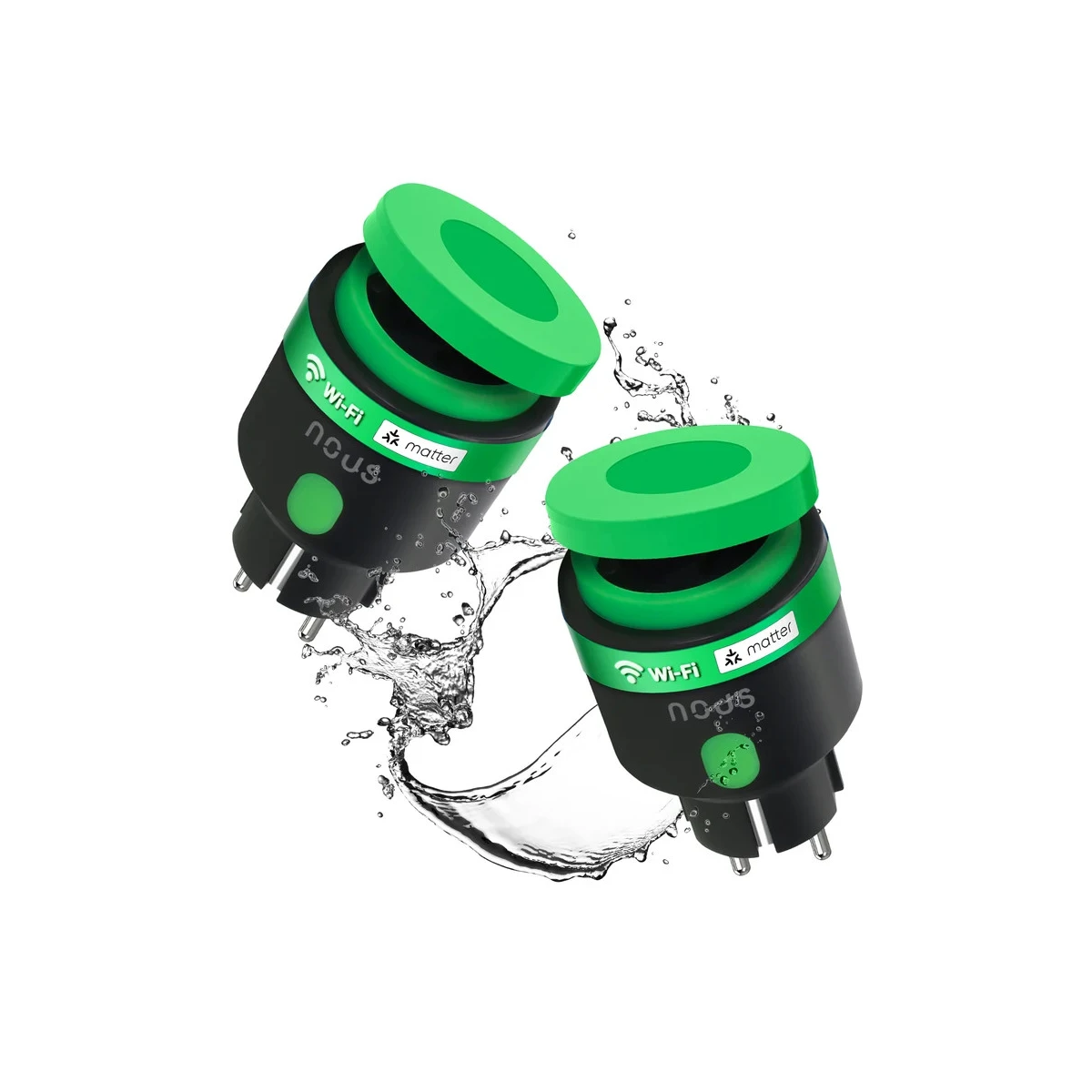 Produse Smart - Set 2 Prize Smart Exterior NOUS A6M Matter Wi-Fi, 16A, 3680W, IP44