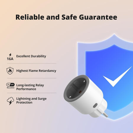 Priza inteligenta Sonoff S60ZBTPF, 16A, Zigbee,  monitorizare consum [5]