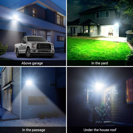 Proiector LED cu senzor de miscare MustWin 50W, 70 Leduri [6]