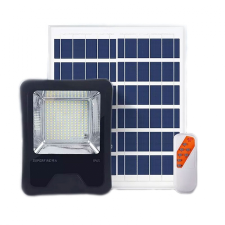 Proiector LED Superfire FF1-B, Panou solar, Senzor Lumina, 41W, 320lm, 5000mAh, Telecomanda [0]