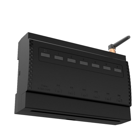 Intrerupatoare - Relee - Senzori - Releu Smart Rovo ERC102 Kinetic, 6 canale, 4x10A, 2x16A WiFi + RF433, Tuya