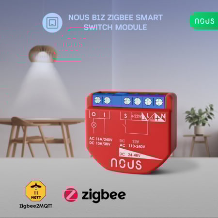 Releu inteligent Nous B1Z, 16A, ZigBee, 1 canal [1]