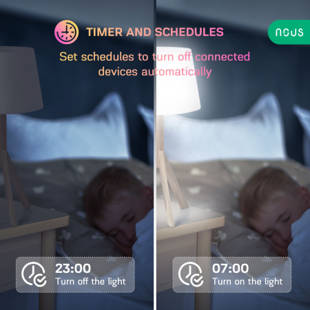 Releu inteligent WiFi Nous L13, 1/2 canale, 16A [5]