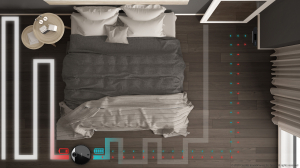 Robot de aspirare Cecotec Conga 3390, 4 in 1, 2300 Pa, Laser, Autonomie 150 minute, Rezervor lichide si praf, Functie mop, 2 perii centrale [8]