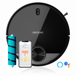 Robot de aspirare Cecotec Conga 3390, 4 in 1, 2300 Pa, Laser, Autonomie 150 minute, Rezervor lichide si praf, Functie mop, 2 perii centrale - Resigilat [0]