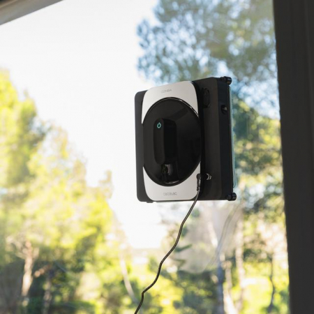 Robot curatare geamuri Cecotec Conga WinDroid 1290 DoubleSpray Connected, Pulverizare, Control Aplicatie , Telecomanda, 5 moduri de curatare [2]