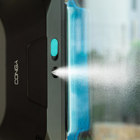 Robot curatare geamuri Cecotec Conga WinDroid 1390 DoubleSpray Connected, Pulverizare subla, Control Aplicatie , Telecomanda, 8 moduri de curatare [6]