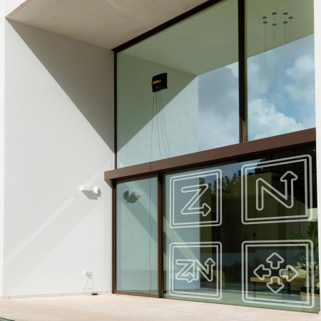 Robot curatare geamuri Cecotec Conga WinDroid 1390 DoubleSpray Connected, Pulverizare subla, Control Aplicatie , Telecomanda, 8 moduri de curatare [5]