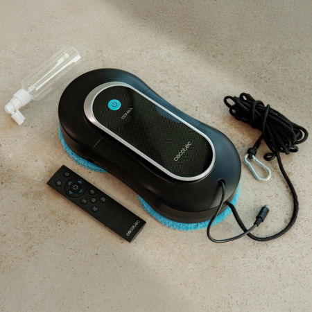 Robot curatare geamuri cu pulverizator Cecotec Windroid 1090 Double Spray, Smart, 3 in 1, Control aplicatie, Telecomanda, 12 mopuri incluse [4]