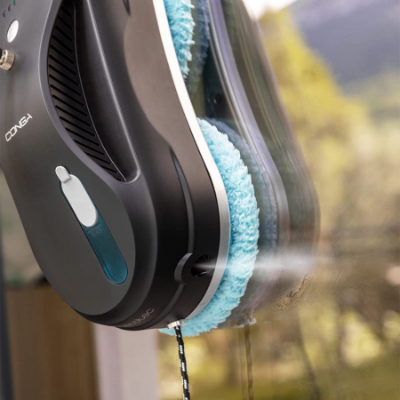 Robot curatare geamuri cu pulverizator Cecotec Conga Windroid 880 SprayWater Smart, 3 in 1, Control aplicatie, Telecomanda [2]