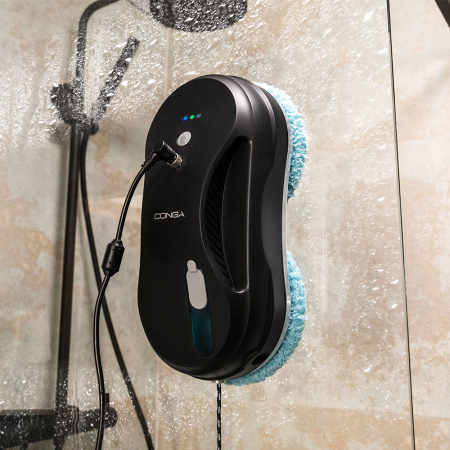 Robot curatare geamuri cu pulverizator Cecotec Conga Windroid 880 SprayWater Smart, 3 in 1, Control aplicatie, Telecomanda [3]