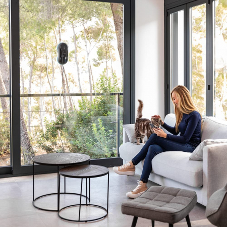 Robot curatare geamuri cu pulverizator Cecotec Conga Windroid 890 SprayWater Smart, 3 in 1, Control aplicatie, Telecomanda [9]