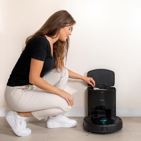 Robot de aspirare Cecotec Conga 8290 Immortal Ultra Power Home X-Treme, 7000 Pa, iTech Laser Eye, baza autocuratare, autonomie 280 minute, aspirator si mop [5]