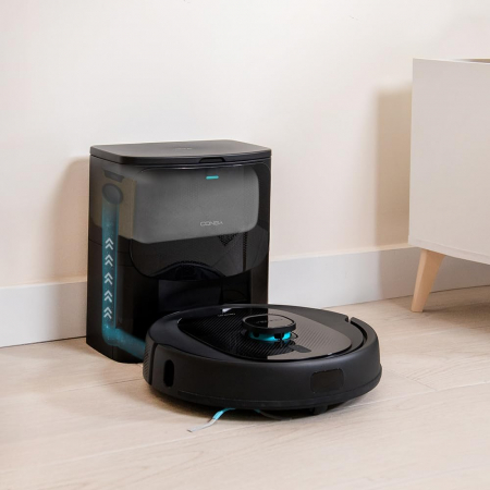 Aspirator Robot - Robot de aspirare Cecotec Conga 8290 Immortal Ultra Power Home X-Treme, 7000 Pa, iTech Laser Eye, baza autocuratare, autonomie 280 minute, aspirator si mop