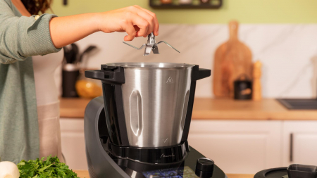 Robot multicooker Cecotec Mambo Touch Smart, 37 functii, gatire termo si mix, 2 vase de 3,3l, inox si ceramic, 1600W, ecran tactil, cantar incorporat, aplicatie cu retete gratuita [4]