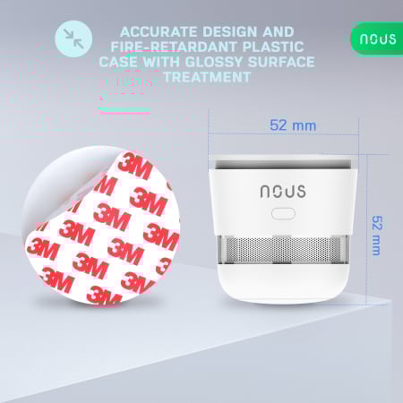 Senzor Smart de Fum Nous E8, Zigbee [5]