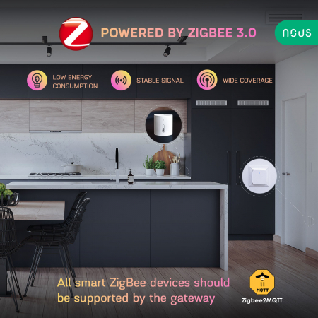 Senzor Smart de Temperatura si Umiditate NOUS E5, ZigBee - Resigilat [4]