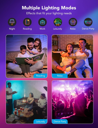 Set 2 spoturi incastrate LED Govee H601B Smart Recessed Lighting 4 Inch, RGBWW, 850 Lumeni, 11W [3]