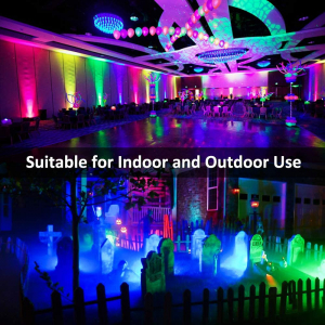 Set 2 proiectoare de podea LED RGB Novostella, Telecomanda , 20W, IP66 waterproof [4]