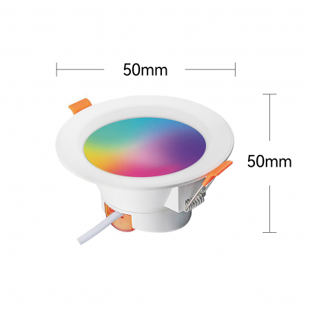 Spot LED incastrabil Gosund LB10, RGB+CW,5W, Control din aplicatie [1]