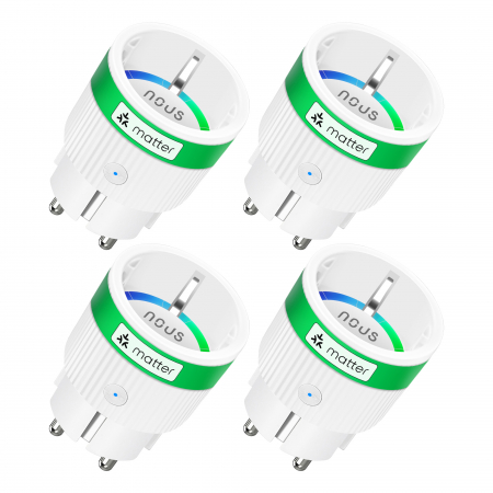 Prize WiFi - Set 4 prize Inteligente WiFi NOUS A8M, 16A - Matter