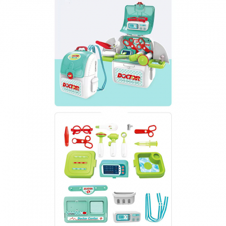 Set de joaca doctor Rovo 935A, trusa de doctor, 12 piese [1]