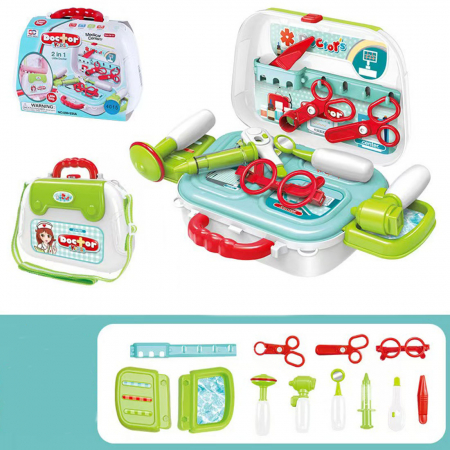 Set de joaca doctor Rovo 935A, trusa de doctor, 12 piese [4]