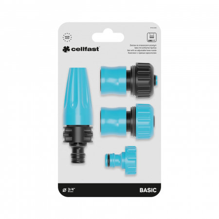 Set duza reglabila Cellfast BASIC, conector 3/4" [1]