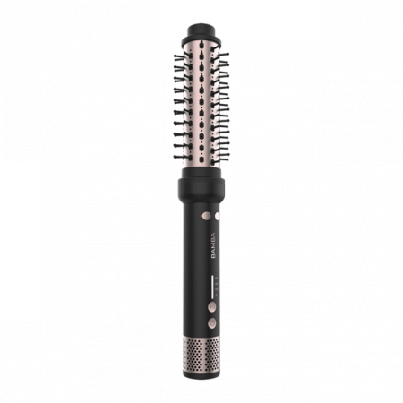 Perie rotativa 2 in 1 Cecotec Bamba InstantCare Curly AirFlow, Ondulator, Ceramica, Aer cald, Temperatura reglabila, rotire in ambele directii [1]