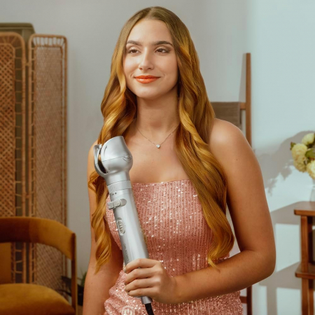 Set perie rotativa de par cu aer Cecotec CeramicCare 6in1 Gyro, 1100W, Uscator, Perie electrica, Ondulator - Resigilat [3]