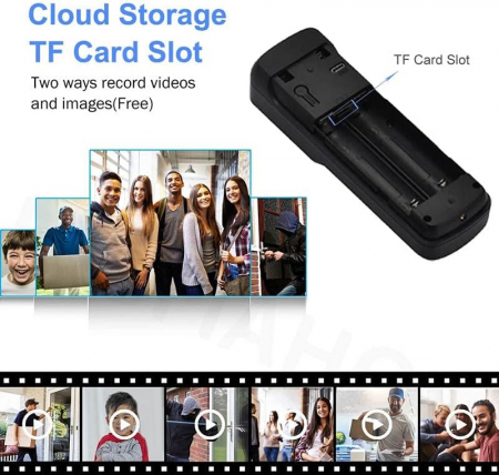 Sonerie Smart Rovo V30 Camera Wireless, 1080P HD, Motion Detection, Convorbire bidirectionala, Tuya, Smart Life [3]