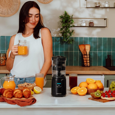 Storcator de citrice Cecotec Essential TowerAdjust Easy Steel, 140W, 0.35L [1]
