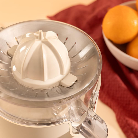 Storcator de citrice Cecotec RetroJuice 1000, 1000W, Inox, 2 conuri, anti picurare - Resigilat [6]