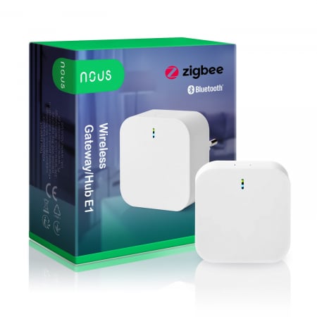 Intrerupatoare - Hub inteligent de tip Gateway Nous E1, WiFi, ZigBee