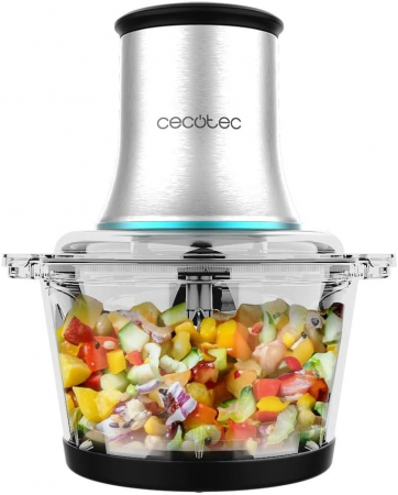 Electrocasnice - Tocator Cecotec ChopBeat 2000, 500W, 4 lame inox, Vas 500g, 2 viteze - Resigilat