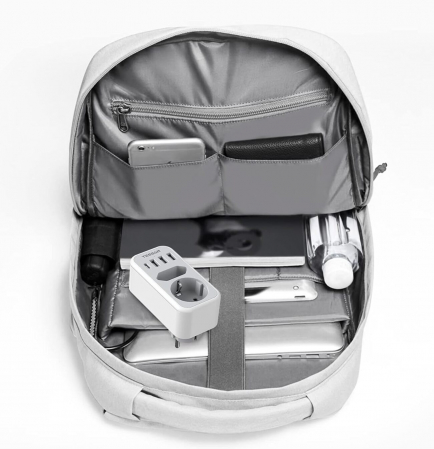 Priza Multipla Tessan TS-328, 2 Prize, 1 port USB-C, 3 Porturi USB, 240 V, Alb , 3600W [5]